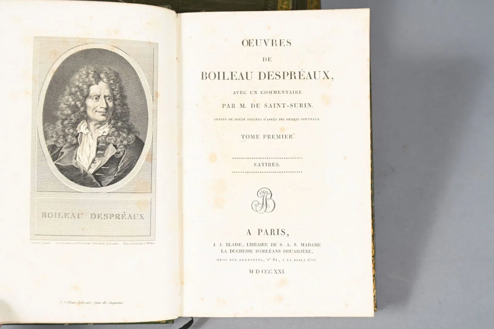 Œuvres de Boileau Despréaux