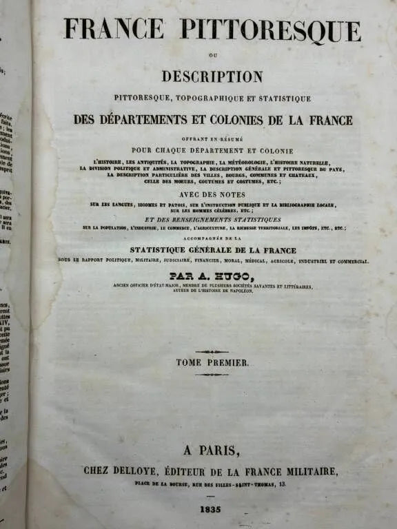 La France pittoresque d’Abel Hugo
