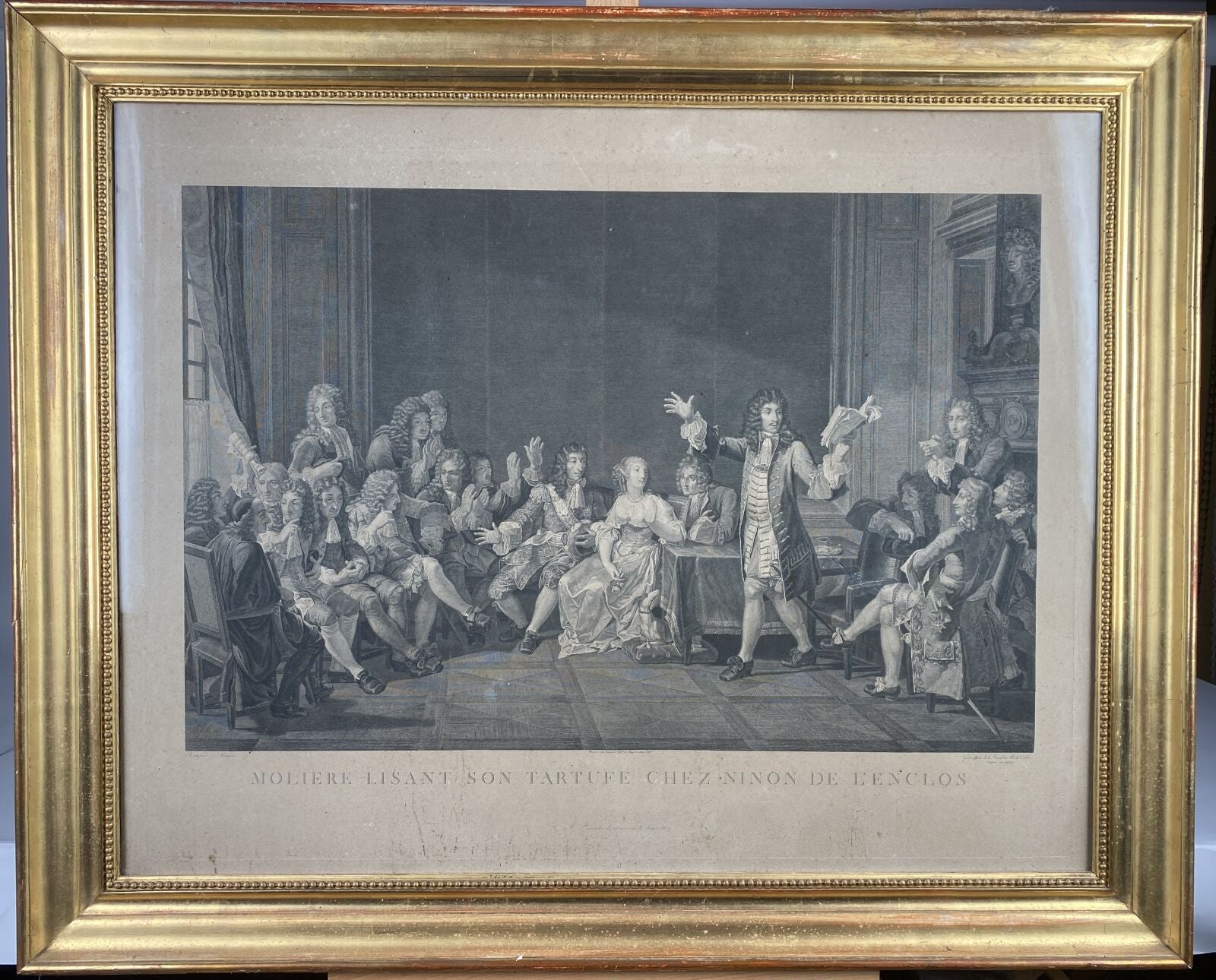 Molière lisant son Tartuffe chez Ninon de Lenclos