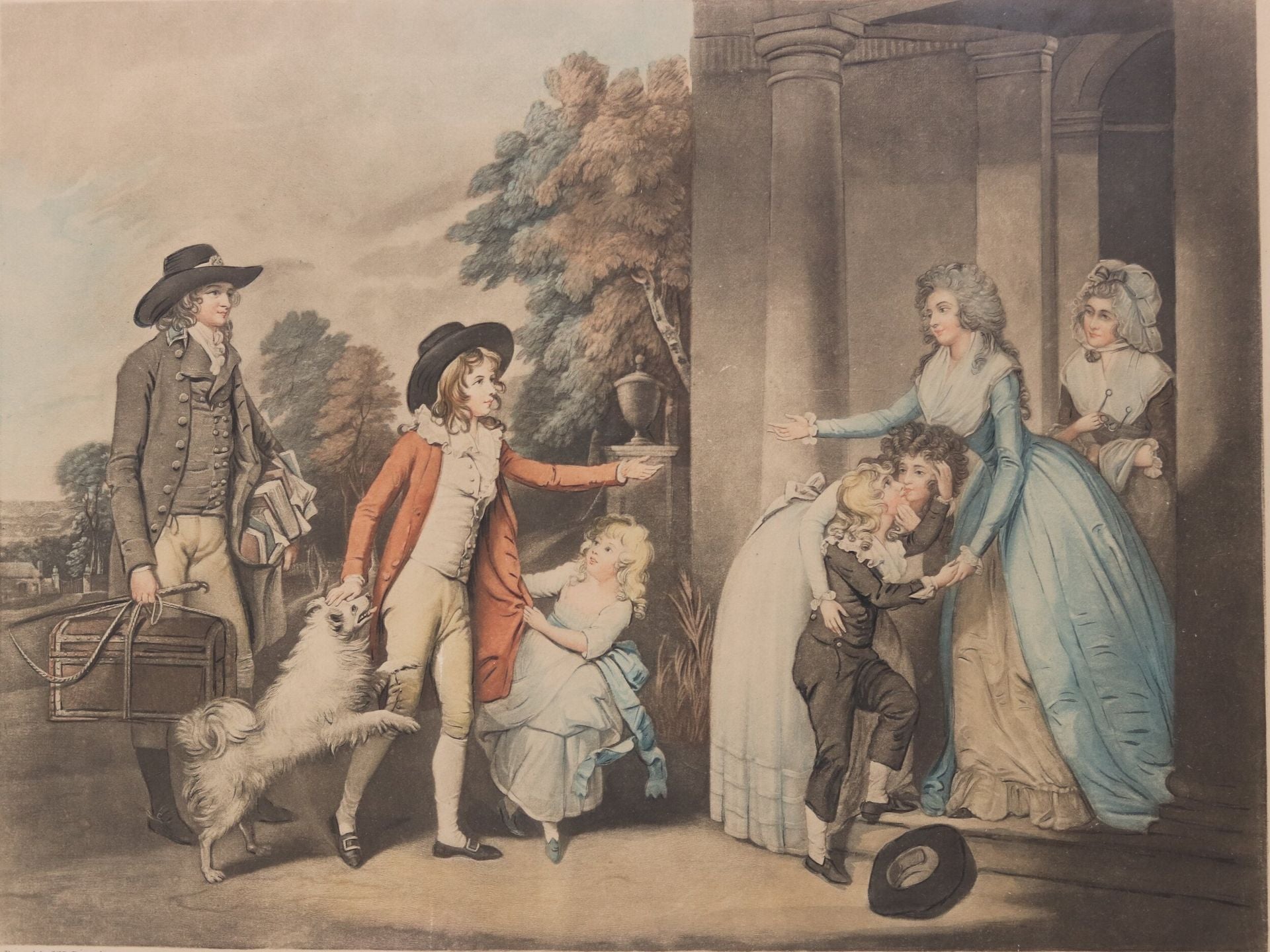 Paire d’aquatintes de William Redmore Bigg