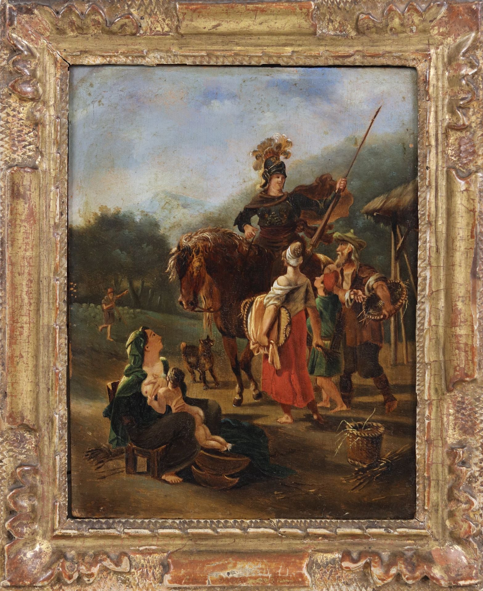 Herminie chez les bergers