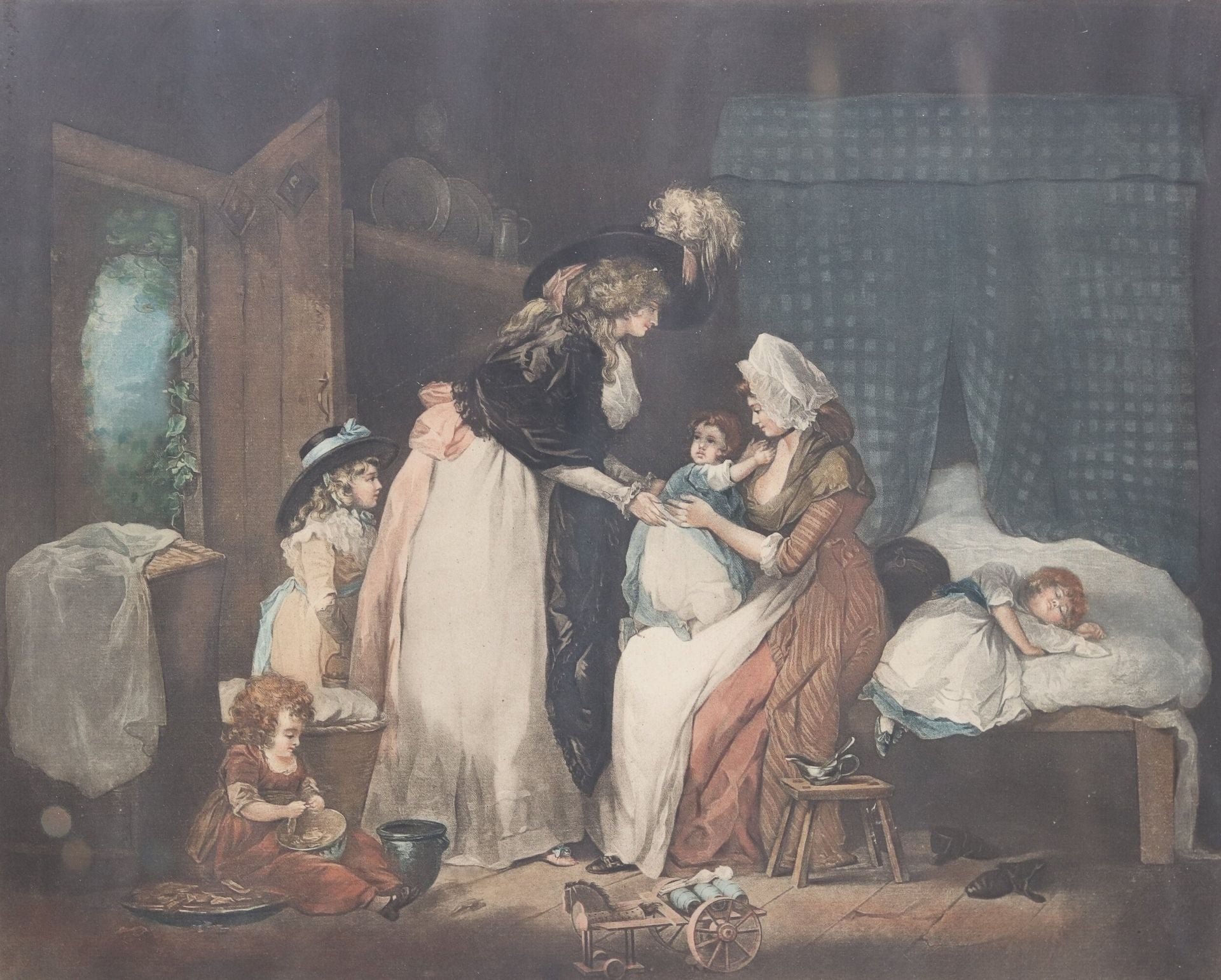 Paire d’aquatintes de William Redmore Bigg