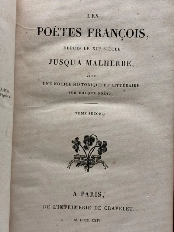 Les Poètes françois