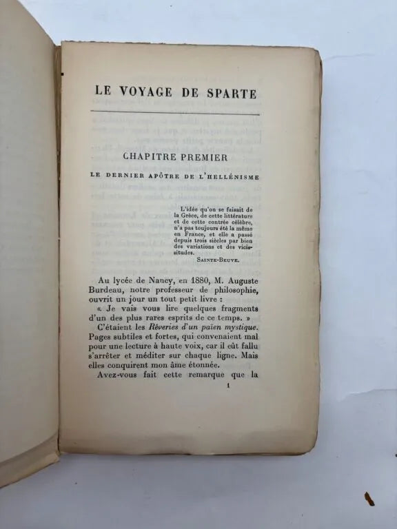 Réunion de 5 volumes de Maurice Barrès